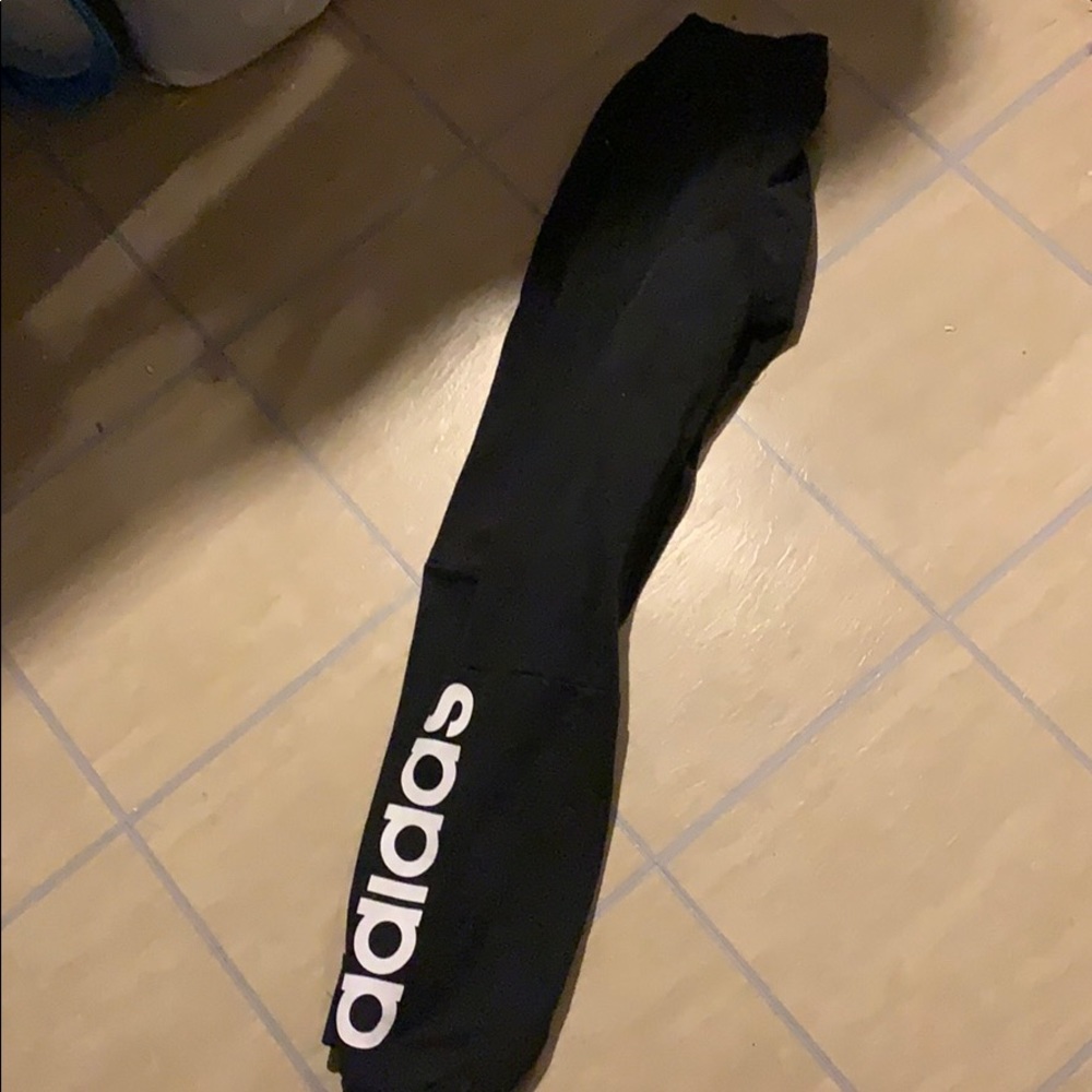 Black adidas joggers